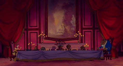 beauty and the beast dining room scene - Google Search | Beast's castle, Beauty and the beast ...