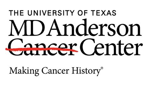 New Logo Features Strike Through Cancer | MD Anderson Cancer Center