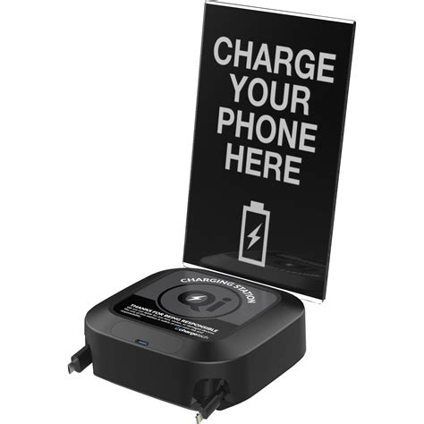 ChargeTech, CRGCT300017, Wireless Pad Charging Hub, 1, Black - Walmart.com - Walmart.com