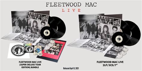 Fleetwood Mac News: FLEETWOOD MAC LIVE SUPER DELUXE 2LP / 3CD / 7" AVAILABLE APRIL 9th