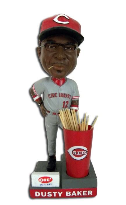 Reds unveil Dusty Baker bobblehead doll/toothpick holder - NBC Sports