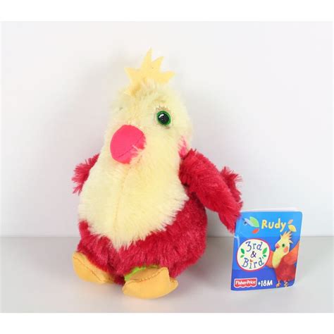 3rd AND BIRD - RUDY - 6" PLUSH SOFT TOY - FISHER PRICE - NEW!