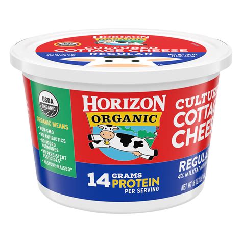 Save on Horizon Organic Cottage Cheese Regular Small Curd 4% Milkfat ...