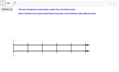 Double Number Line Maker – GeoGebra