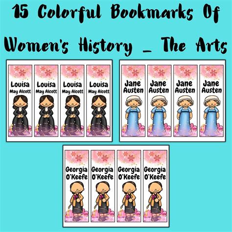 Women's History Month Colorful Bookmarks With Quotes | Women’s History ...