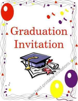 Preschool Graduation Invitation