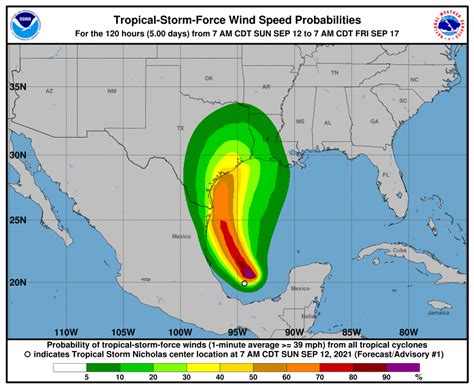 Tropical Storm Nicholas threatens Texas