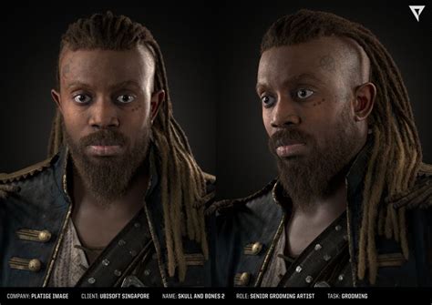 ArtStation - Skull & Bones E3 2018 Trailer - Hair for main Characters, Miroslaw Paczkowski ...