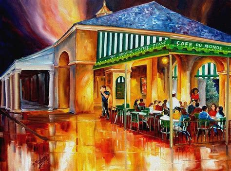 Pin by Manuela on Malen | Cafe du monde, New orleans art, Canvas prints