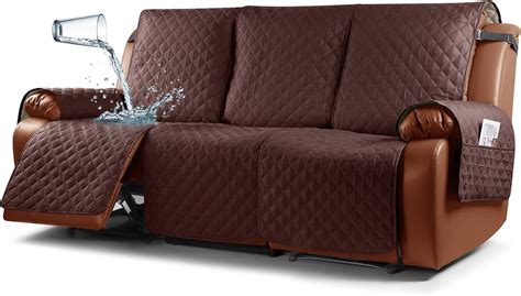 Amazon.com: Ruaozz Waterproof Recliner Sofa Cover 1-Piece Couch Covers for Reclining Couches ...