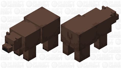 Grizzly Bear / Brown Bear Minecraft Mob Skin