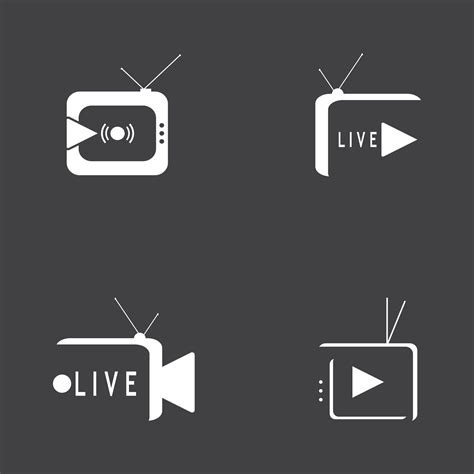 Live TV streaming logo vector template illustration 34200894 Vector Art ...