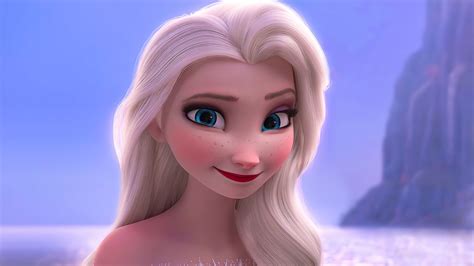 Blue Eyes White Hair Elsa 4K 5K HD Frozen 2 Wallpapers | HD Wallpapers | ID #72754