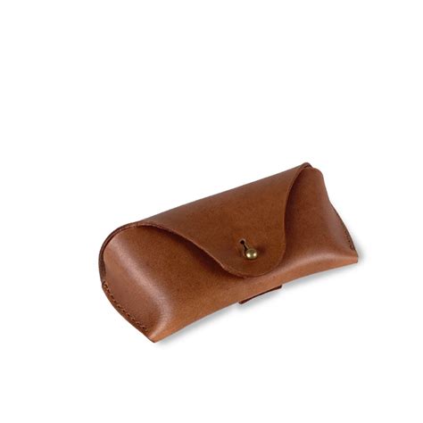 Leather SunGlasses Case | Brown