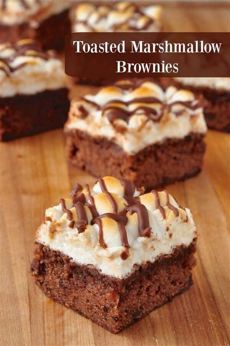 Toasted Marshmallow Brownies - ooey-gooey good!