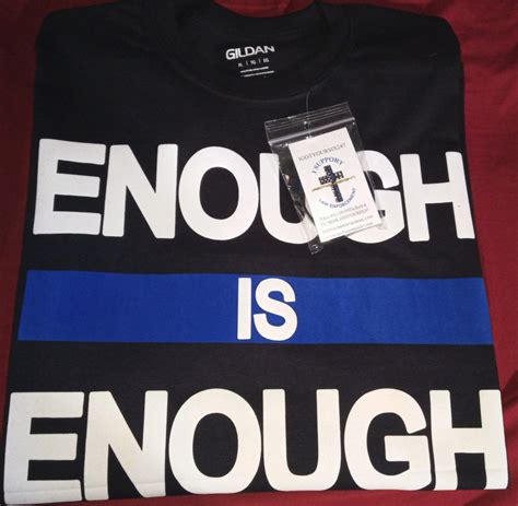 Enough is enough T-SHIRT – IGOTYOURSIX247