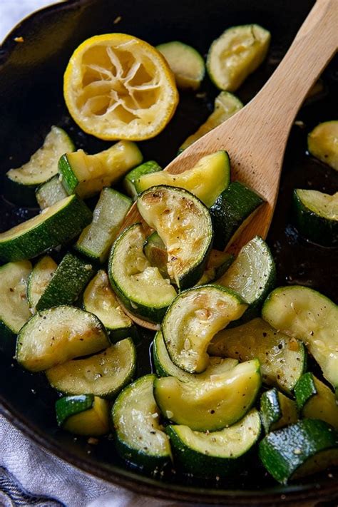 Best Sauteed Zucchini with Lemon & Garlic | 5 Minute Recipe! - My ...