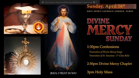 Divine Mercy Sunday - The Catholic Sun