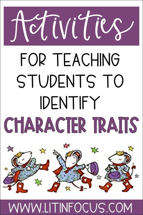 Character Traits Graphic Organizer 1st Grade