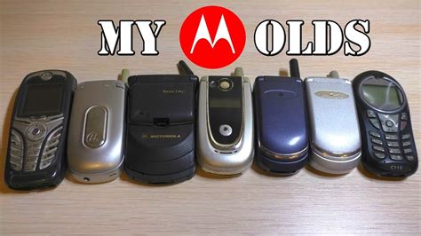 Old Motorola Flip Phones