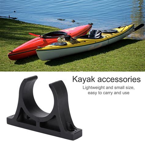 Mgaxyff Canoes Paddle Holder,1 Pair Durable Plastic Paddle Oar Holder Clips Keeper for Kayaks ...