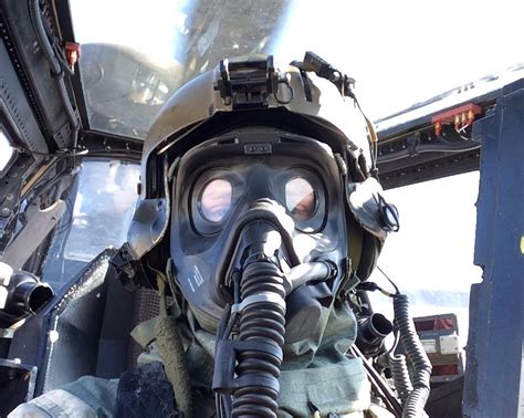 Check Out This Shot Of A U.S. Army AH-64 Pilot Wearing an MPU-6(V)/P Chemical-Biological ...