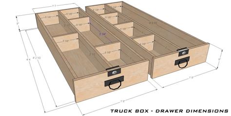 View topic - Plans for truck drawers | Truck bed storage, Truck bed ...