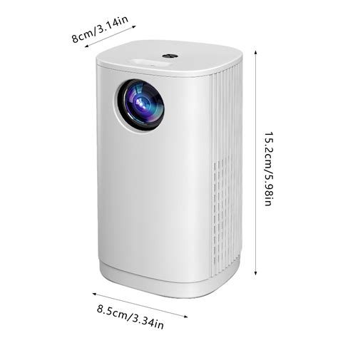 Vuygyu Portable Projector Bluetooth Projector Screen Projector Camping ...