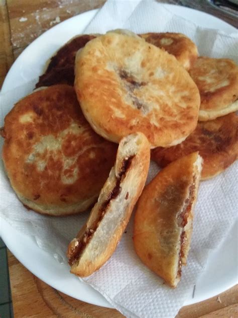 Sweet pancakes with brown sugar syrup filling (Hotteok) | Recipe | Food, Hotteok recipe, Yummy food