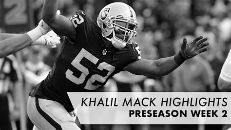 Khalil Mack Highlights - Preseason Week 2