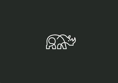 These Brilliant Minimal Logos Are Created With Just One Single Line | Animal logo, Minimalist ...