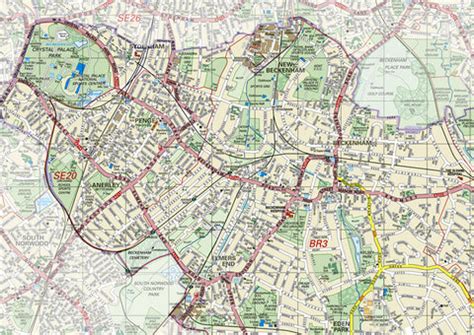 Bromley London Borough Map | I Love Maps