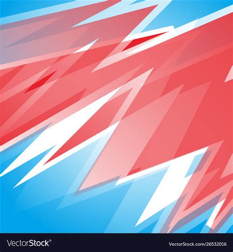 Abstract racing stripes background blue red Vector Image