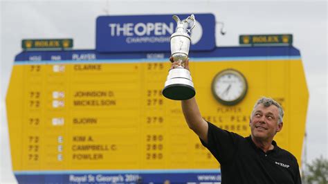 British Open winners celebrating with Claret Jug over the years