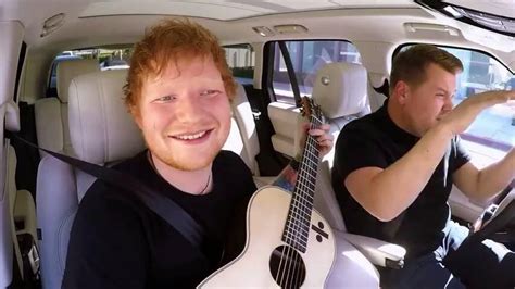 Ed Sheeran has appeared on Carpool Karaoke with James Corden ...