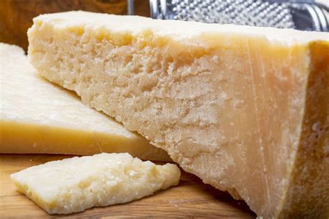 Original Italian Cheese, Aged Parmesan Cow Milk Cheese, Pieces of Parmigiano-Reggiano Stock ...