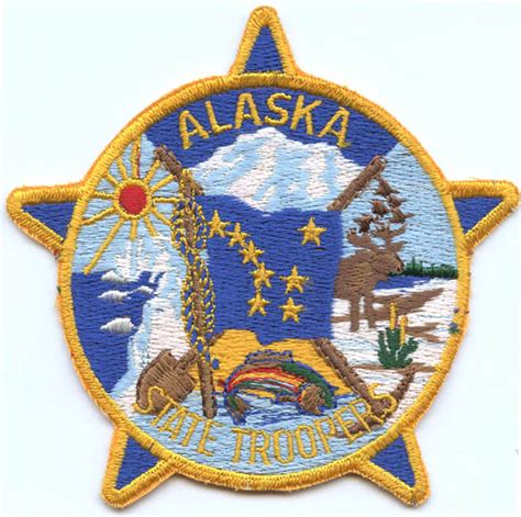 1990s Alaska State Troopers Uniform Patch: Flying Tiger Antiques Online ...