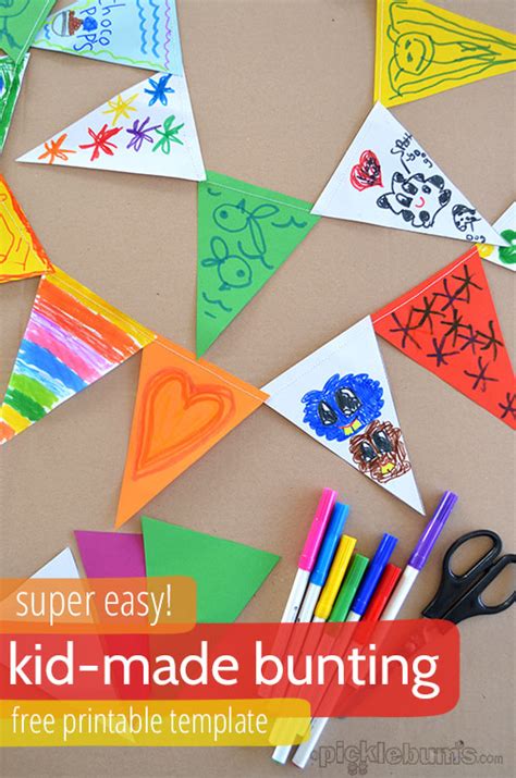 DIY Bunting Craft for Kids - Fun Crafts Kids