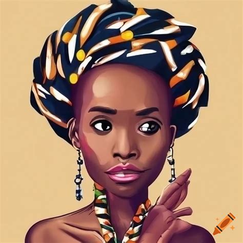 Innovative african cartoon art on Craiyon