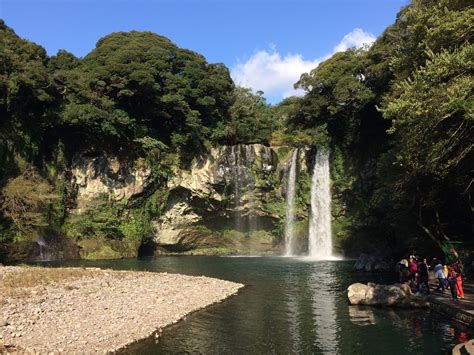 Cheonjeyeon Waterfall.