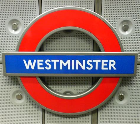 Westminster Tube Station Sign - a photo on Flickriver