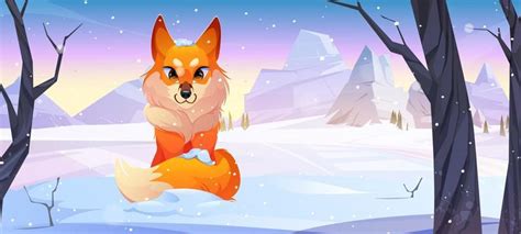 Winter Forest Animals Vector Art, Icons, and Graphics for Free Download