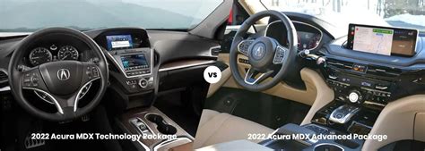 2022 Acura MDX Technology Package vs. Advance Package | Fisher Acura