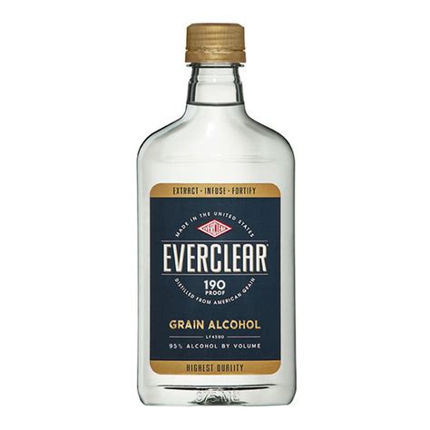 Everclear Alcohol 190 Proof Grain Alcohol (375 ml) Delivery or Pickup Near Me - Instacart