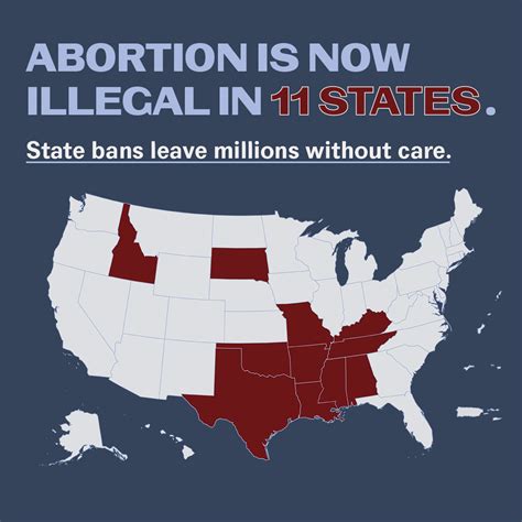 Abortion Is Now Illegal in 11 U.S. States | Center for Reproductive Rights