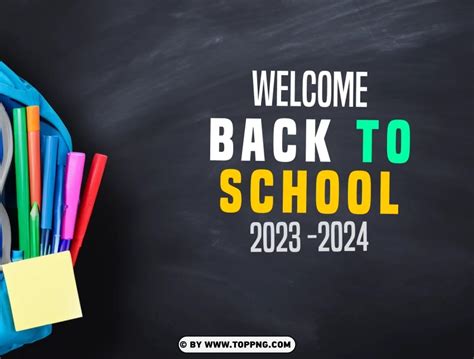 Back To School 2023 2024 Crisp HD Image Background - Image ID 490936 | TOPpng