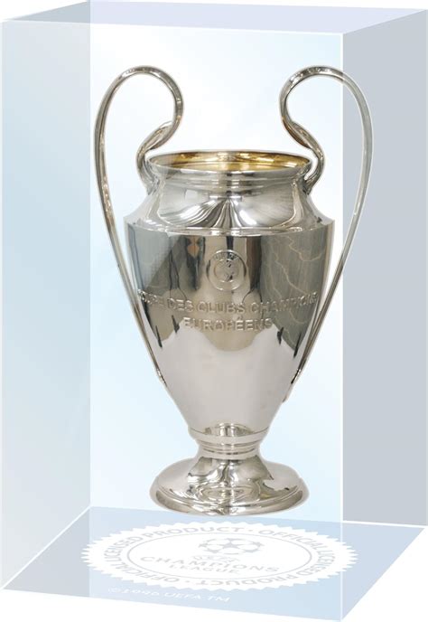 Amazon.com : Uefa Champions League Replica Trophy 45 mm in Acrylic ...