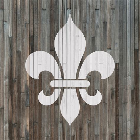 Fleur De Lis Stencil - Large Fleur De Lis Stencils for Painting