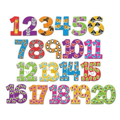 Number Puzzle Cards - Rompecabezas de números