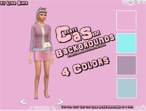 Download 200 Sims 4 cas background with mirror pink in high quality